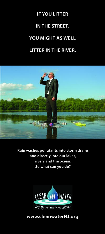 Littering on water brochure